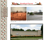 Tablet Screenshot of bradfordfarms.com